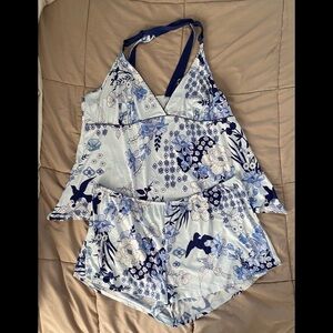 NWT- Women’s Apt 9 - two piece set floral sleepwear cami top and shorts- XXL
